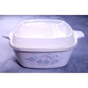 Corning Ware Country Cornflower Petite Pan w/ Lid P-43-B 2 3/4 cup 700 ml